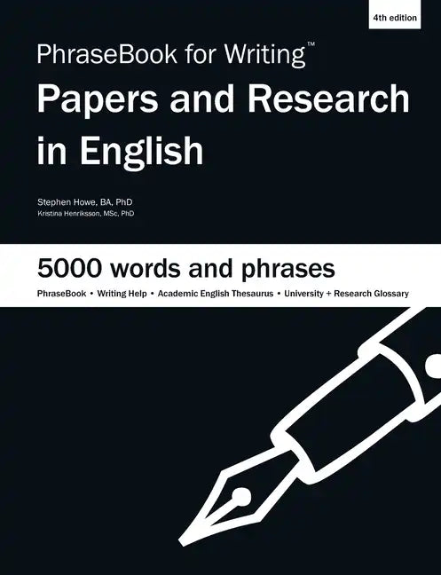 PhraseBook for Writing Papers and Research in English - Paperback