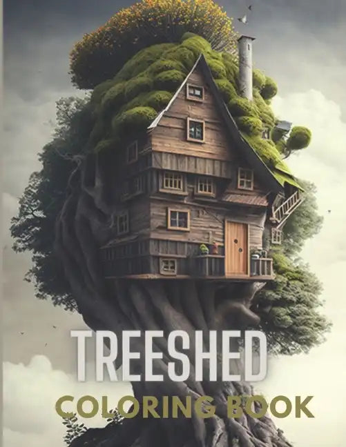 "The Majestic Treehouse: A Magnificent Coloring Book for Grown-Ups - Paperback
