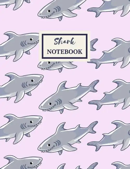 SHARK Notebook: Composition Book: Wide Ruled - Paperback