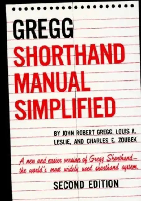 The Gregg Shorthand Manual Simplified - Hardcover