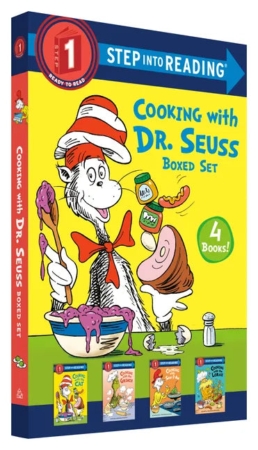 Cooking with Dr. Seuss Step Into Reading 4-Book Boxed Set: Cooking with the Cat; Cooking with the Grinch; Cooking with Sam-I-Am; Cooking with the Lora - Paperback