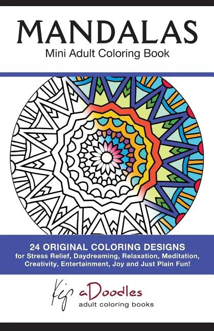 Mandalas: Mini Adult Coloring Book - Paperback