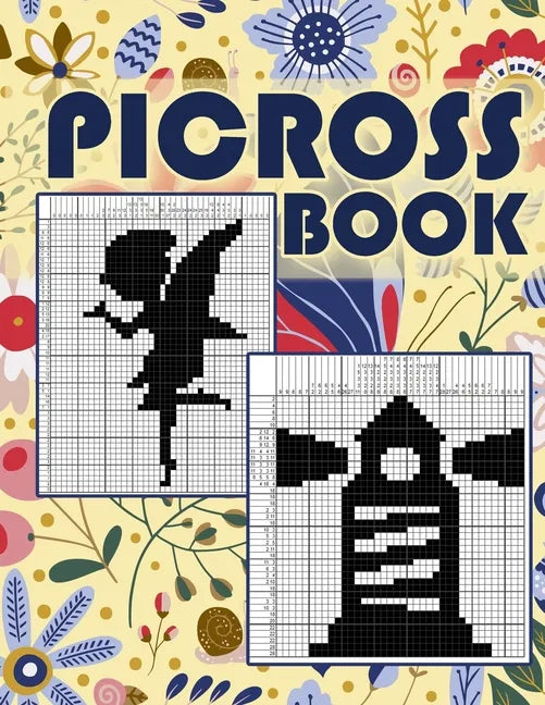 Picross Book: Hanjie Puzzle Book for Adults, Nonogram Puzzle Book Back and White, Japanese Crossword, Gift for Brain Teaser Lovers - Paperback