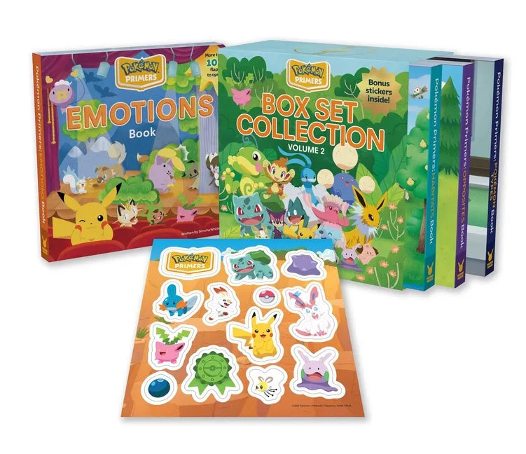 Pokémon Primers: Box Set Collection Volume 2: Opposites, Habitats, Emotions, and Types - Hardcover