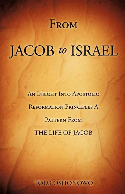 From JACOB To ISRAEL - Paperback