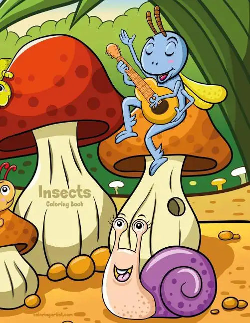 Insects Coloring Book 1 - Paperback