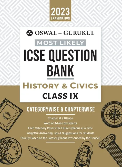 Oswal - Gurukul History & Civics Most Likely Question Bank: ICSE Class 9 For 2023 Exam - Paperback