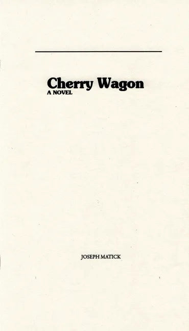 Cherry Wagon - Paperback