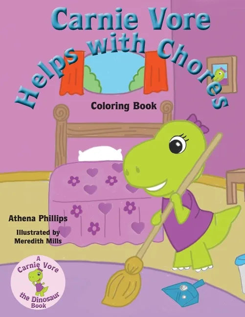 Carnie Vore Helps with Chores Coloring Book - Paperback