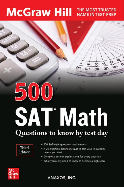 500 SAT Math Questions to Know by Test Day, Third Edition - Paperback