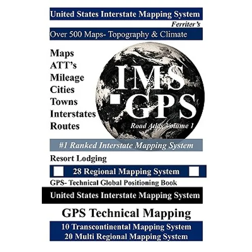 United States Road Atlas Volume 1: United States Interstate Mapping System - Paperback
