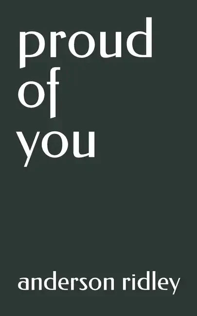 proud of you - Paperback