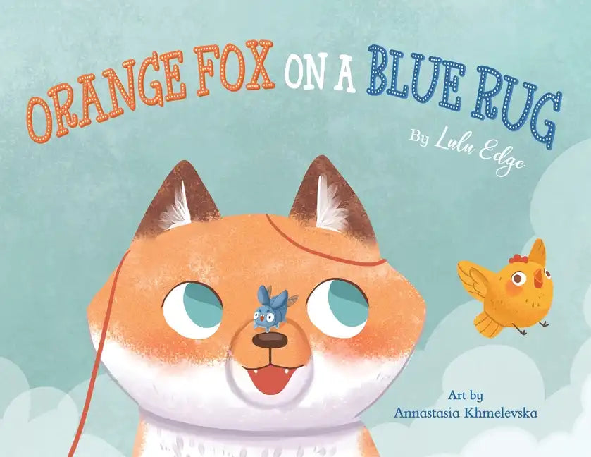 Orange Fox on a Blue Rug - Paperback