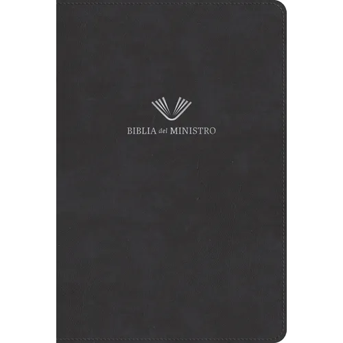 Rvr 1960 Biblia del Ministro, Edici Ampliada, Negro Piel Fabricada - Bonded Leather