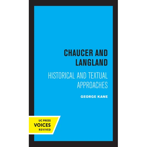 Chaucer and Langland: Historical Textual Approaches - Paperback
