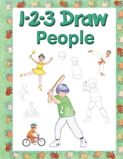 123 Draw People: A step by step drawing guide for young artists - Paperback