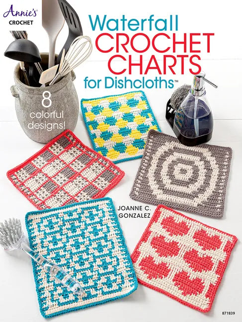 Waterfall Crochet Charts for Dishcloths - Paperback