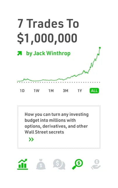 7 Trades to a Million: How you can turn any investing budget into millions with options, derivatives, and other Wall Street secrets - Paperback