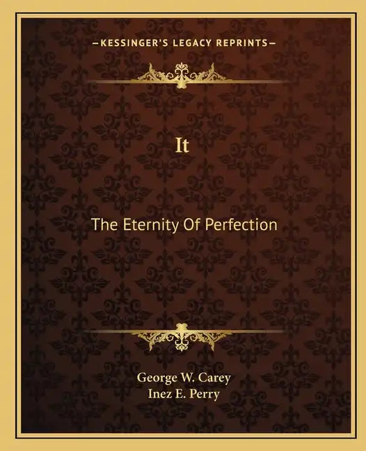It: The Eternity Of Perfection - Paperback