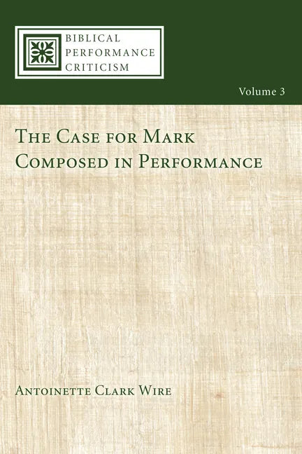 The Case for Mark Composed in Performance - Paperback