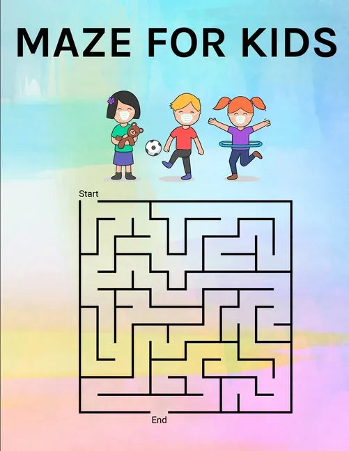 Maze for Kids: Maze Book for Toddlers 3 Years Old and Up - Paperback