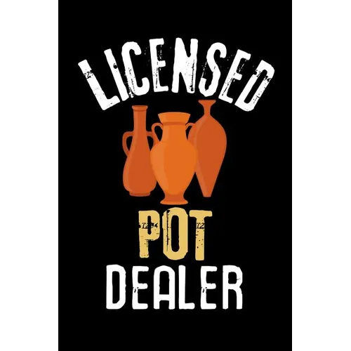 Licensed Pot Dealer: Pottery Project Book - 80 Project Sheets to Record your Ceramic Work - Gift for Potters - Paperback
