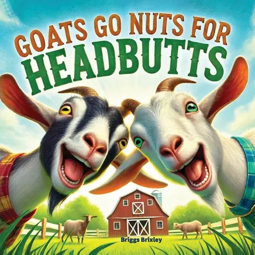 Goats Go Nuts for Headbutts: Goats love headbutting all kinds of things in this fun, silly, children's picture book with memorable, easy rhymes and st - Paperback