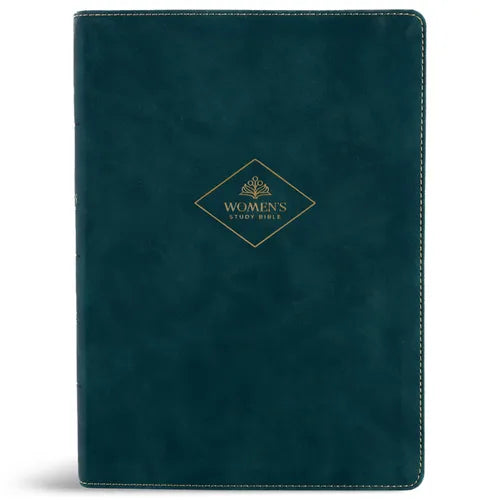 CSB Women's Study Bible, Peacock Leathertouch, Indexed - Imitation Leather