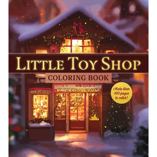 Little Toy Shop Coloring Book - Paperback