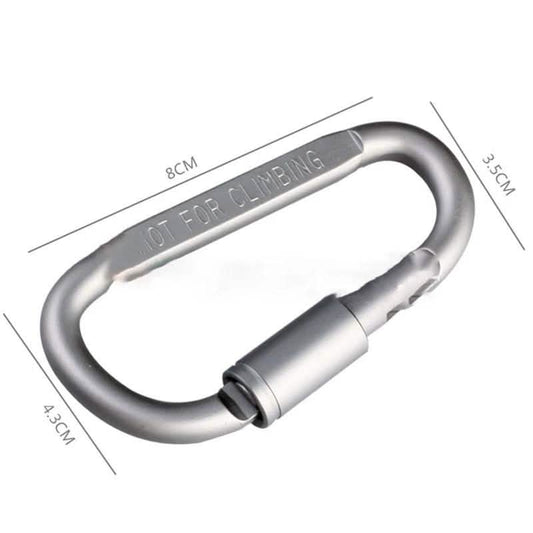 8-Pack: Aluminum Outdoor Carabiner