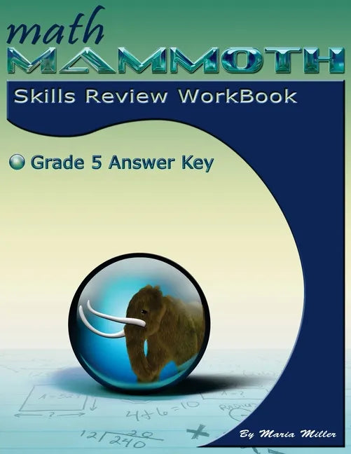 Math Mammoth Grade 5 Skills Review Workbook Answer Key - Paperback