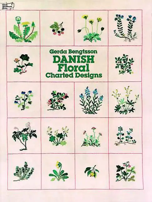 Danish Floral Charted Designs - Paperback