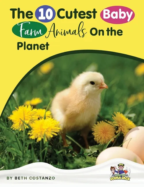 Baby Farm Animals Booklet With Activities for Kids ages 4-8 - Paperback