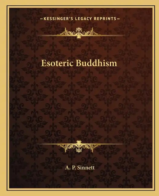Esoteric Buddhism - Paperback