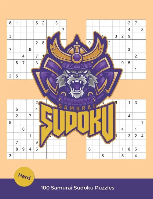 Samurai Sudoku Puzzles: Samurai Sudoku Puzzle Book - 100 Hard Puzzles - Paperback