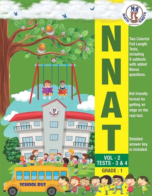 NNAT - Grade 1 - VOL - 2 - TESTS - 3 & 4 - Paperback