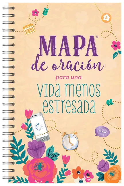Mapa de Oración Para Una Vida Menos Estresada - Spiral