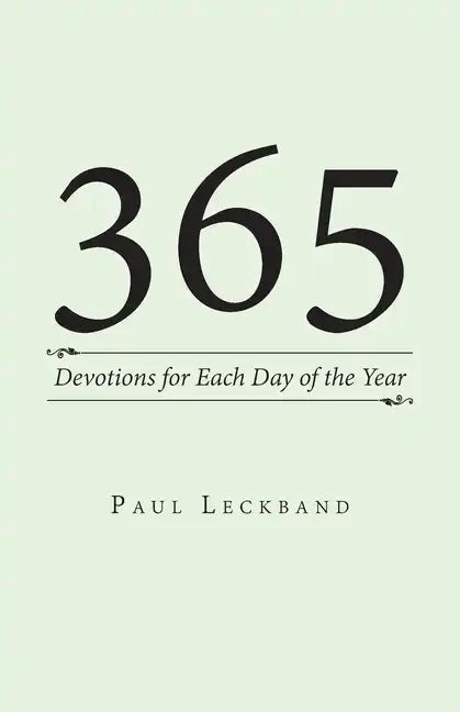 365: Devotions for Each Day of the Year - Paperback