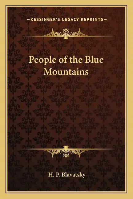 People of the Blue Mountains - Paperback