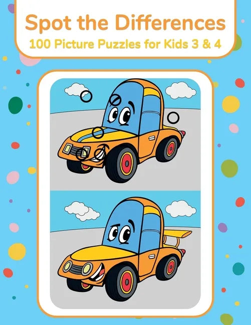 Spot the Differences - 100 Picture Puzzles for Kids 3 & 4 - Paperback