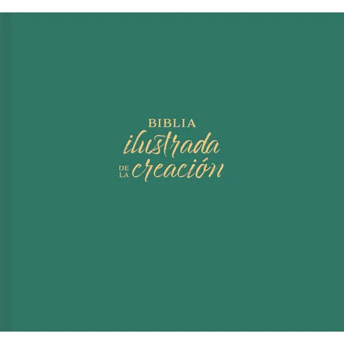 Rvr 1960 Biblia Ilustrada de la Creación, Turquesa, Tela - Hardcover
