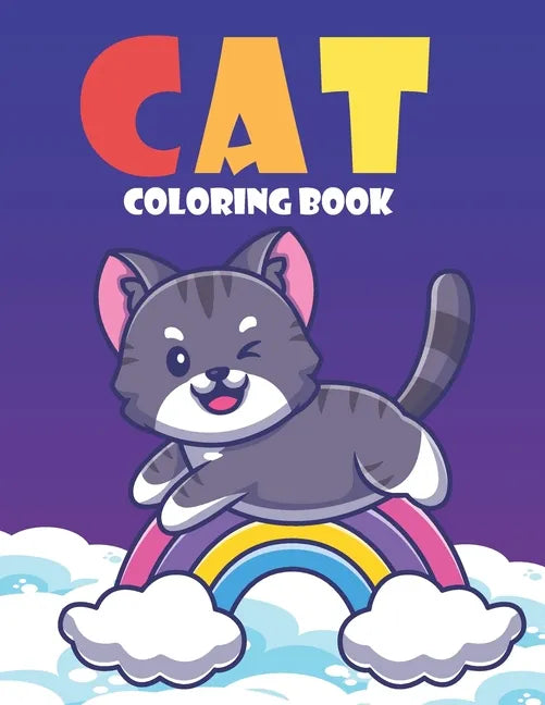 cat coloring book: 30 cat to color, cute cat and kitten coloring book - Paperback