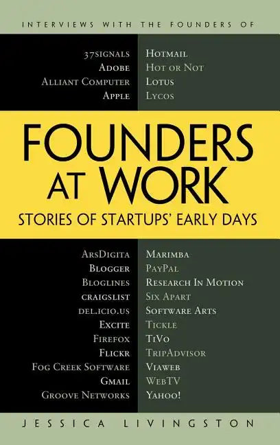 Founders at Work: Stories of Startups' Early Days - Hardcover