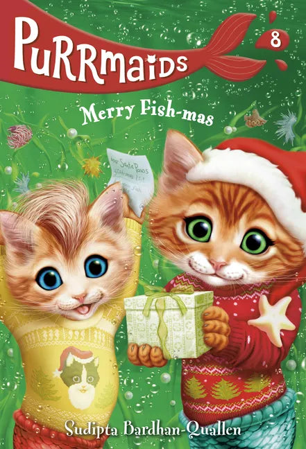 Purrmaids #8: Merry Fish-Mas - Paperback
