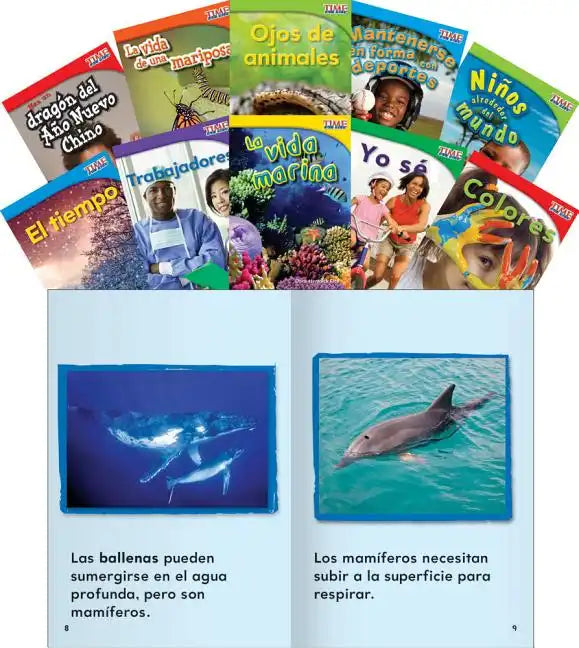 Time for Kids(r) Informational Text Grade 1 Spanish Readers Set 2 10-Book Set - Paperback