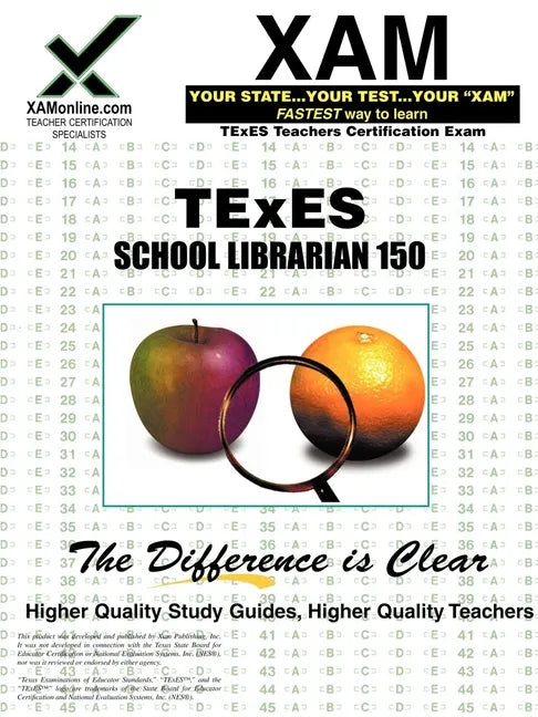 TExES School Librarian 150 Teacher Certification Test Prep Study Guide - Paperback