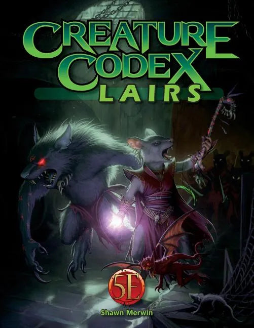 Creature Codex Lairs for 5th Edition - Paperback