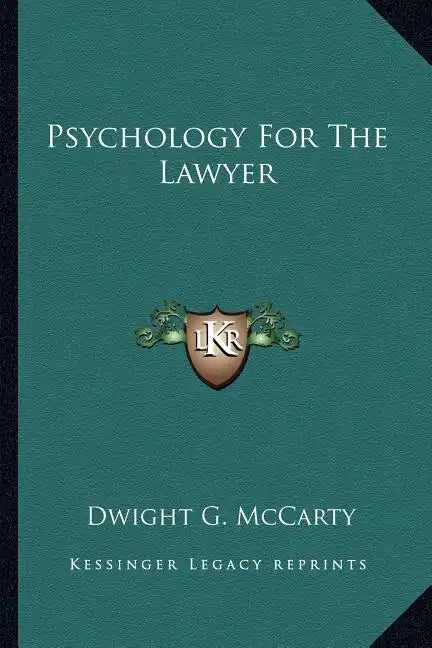 Psychology for the Lawyer - Paperback