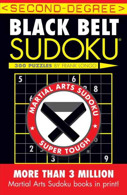 Second-Degree Black Belt Sudoku(r) - Paperback