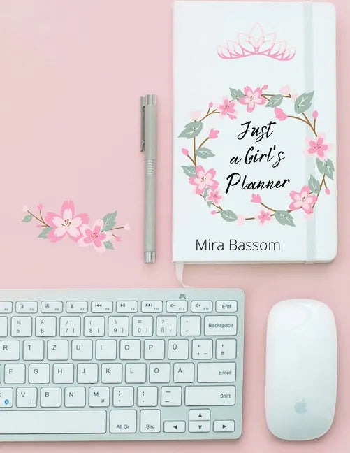 Just a Girl's Planner: 12-month Daily Planner (8.5 x11) January to December Monthly Calendar Diary Organize Your Schoolwork and Activities Bi - Paperback
